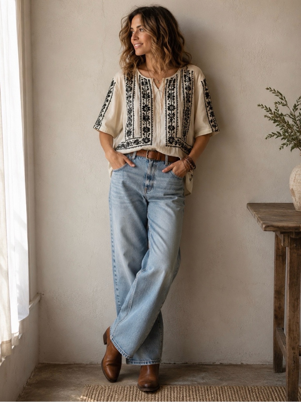 Citizens of Humanity Aritzia Light Blue wide leg relaxed vintage Denim Jeans 32